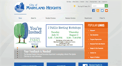 Desktop Screenshot of marylandheights.com